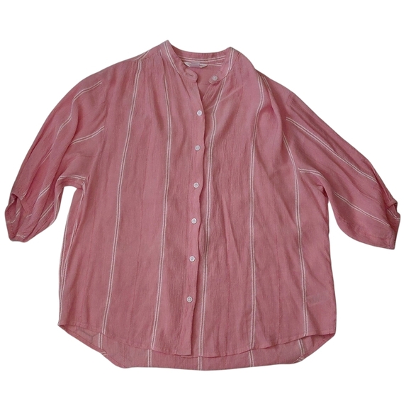 Joe Fresh Tops - Joe Fresh Coral Button-Up Shirt